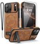 WTCASE Magnetic for iPhone 17 Pro Leather CaseBuiltin Invisible Stand Compatible with Magsafe Protective Slim Kickstand Phone Cover for iPhone 17 Pro Case Brown