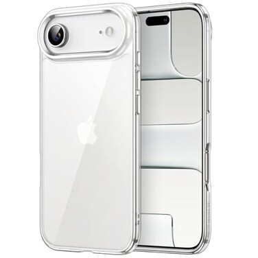 JETech Case for iPhone Air NonYellowing Shockproof Phone Bumper Cover AntiScratch Clear Back 65Inch Display Clear