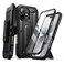 SUPCASE for iPhone 17 Case with Camera Control Button Unicorn Beetle Pro Builtin Kickstand Screen Protector MilitaryGrade Protection Full Body Heavy Duty Phone Case Black