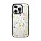 CASETiFY Compact iPhone 16 Pro Case 4 ft 2X Military Grade Drop ProtectionSlimLightweight Dreamy Floral Pattern Clear Black