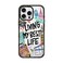 CASETiFY Impact iPhone 16 Pro Max Case Slim 82 ft 4X Military Grade Drop ProtectionWireless Charging Compatible Travel Lover Clear Black