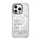 CASETiFY Clear iPhone 16 Pro Case Not Yellowing 66 ft 3X Military Grade Drop ProtectionMagsafe Life Goes On Clear
