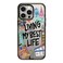 CASETiFY Impact iPhone 15 Pro Max Case 4X Military Grade Drop Tested 82ft Drop Protection Travel Lover Clear Black