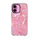 CASETiFY Clear iPhone 16 Case Not Yellowing 66 ft 3X Military Grade Drop ProtectionMagsafe Cheetah Paradise Pink Clear