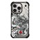 CASETiFY Ultra Impact iPhone 15 Pro Case Strong Slim 115ft 5X Militray Grade Drop ProtectionCompatible with Magsafe Power Dragon Clear Black