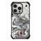 CASETiFY Ultra Impact iPhone 15 Pro Case Strong Slim 115ft 5X Militray Grade Drop ProtectionCompatible with Magsafe Power Dragon Clear Black