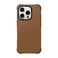 CASETiFY BioVeg iPhone 16 Pro Faux Leather Case Textured 49ft Drop ProtectionCompatible with Magsafe Tan