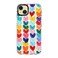 CASETiFY Clear iPhone 15 Plus Case Not Yellowing 66 ft 3X Military Grade Drop ProtectionCompatible with Magsafe Clear Polka Daub Hearts Clear