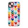 CASETiFY Clear iPhone 15 Plus Case Not Yellowing 66 ft 3X Military Grade Drop ProtectionCompatible with Magsafe Clear Polka Daub Hearts Clear
