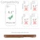 Dockem Genuine Leather Card Case for iPhone 17e iPhone 16e Stitchedon Wallet with 2 Holder Slots Light Brown M2GL