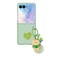 Fourmor for Motorola Razr Plus 2024Razr Plus 2025 Phone Case Cute Plush Toy Phone Charm Shell Frosted PC Back Soft Silicone Bumper Shockproof Girly Protective Case for Motorola Razr 5050 Ultra
