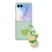 Fourmor for Motorola Razr Plus 2024Razr Plus 2025 Phone Case Cute Plush Toy Phone Charm Shell Frosted PC Back Soft Silicone Bumper Shockproof Girly Protective Case for Motorola Razr 5050 Ultra