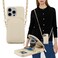 Hanman Crossbody Wallet Case for iPhone 16 Pro MaxRFID Blocking PU Leather Zipper Handbag Purse Cover Suitable for iPhone 16 Pro MaxLeather Wallet Case for Woman GirlsBeige