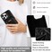 Hanman Crossbody Wallet Case for iPhone 16 Pro MaxRFID Blocking PU Leather Zipper Handbag Purse Cover Suitable for iPhone 16 Pro MaxLeather Wallet Case for Woman GirlsBlack