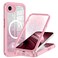 Hekodonk for iPhone 16e Case 2025 Compatible with Magsafe Builtin Tempered Glass Screen Protector Camera Lens Protection Full Body Shockproof Protective Women Girl Bling CaseAll Pink