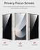 Miimall for Samsung Galaxy Z Fold 7 Case with Privacy Screen Protector Builtin Adjustable Kickstand Magnetic Hinge Protection AllInclusive Protective Case for Galaxy Z Fold 7 5G Titanium Grey
