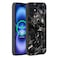 molzar Grip Series for iPhone 16 Plus Case with Real Forged Carbon Fiber Grippy Edges Design Builtin Magnets Compatible with MagSafe Chargers and Accessories Glossy BlackBlue
