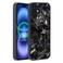 molzar Grip Series for iPhone 16 Plus Case with Real Forged Carbon Fiber Grippy Edges Design Builtin Magnets Compatible with MagSafe Chargers and Accessories Glossy BlackBlue