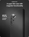 Mous for Samsung Galaxy S25 Plus Case Slim MagSafe Compatible Super Thin 20 Magnetic Phone Cover Black