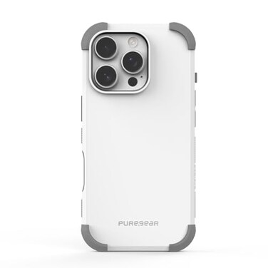 PureGear DualTek Case for Apple iPhone 16 Pro Max 2024 69 Military Tested and Approved Protection HeavyDuty Durable Protective iPhone 16 Pro Max Case Drop Test Certification of 20ft White