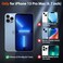 SUPFINE Magnetic for iPhone 13 Pro Max Case Compatible with MagSafe Military Grade Drop Protection Slim Translucent Matte Shockproof with AntiFingerprint Phone CaseDeep Blue