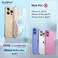 SURPHY Designed for iPhone 16 Pro Max Case Compatible with MagSafe 69 inch 2024 Crystal Clear 16 Pro Max Phone Case with Camera Protective Clear