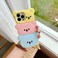 YAKVOOK Bear Case Compatible with iPhone 16 Pro Max Kawaii 3D Cartoon Candy Bear with Keychain Fun Cute Soft Silicone Shockproof Protective Cover for Women Girls