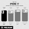 Pelican Protector iPhone 17 Case Compatible with MagSafe Rugged Magnetic Phone Case with 16ft MilitaryGrade Drop Protection Heavy Duty Phone Cover for iPhone 17 Black