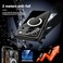 GOLDJU Magnetic for iPhone 17 Pro Max CaseWaterproof Builtin Screen Camera ProtectorIP68 Underwater Full Body 16FT Military Dropproof Shockproof Case for 17 Pro Max 69 Black