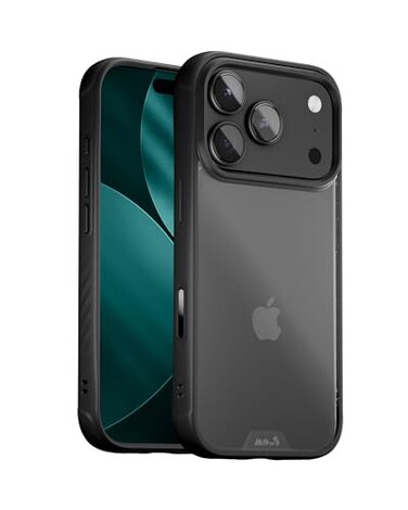 Mous for iPhone 17 Pro Max Case Clear Camera Control Cover Clarity AntiYellowing Shockproof Cover for iPhone 17 Pro Max Scratch Resistant Crystal Clear Slim Design