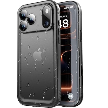SPORTLINK for iPhone 17 Pro Max Case IP68 Waterproof Military Protective Full Body Heavy Duty Shockproof 360 Sealed Dustproof with Camera Screen Protector Phone Cover for iPhone 17 Pro Max 69 Black