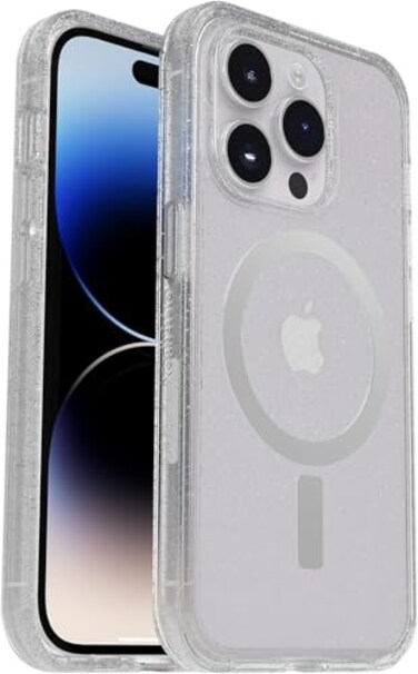 OtterBox Symmetry Series Series Antimicrobial Case with MagSafe for iPhone 14 Pro ONLY NonRetail Packaging Stardust ClearGlitter