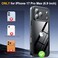ANTSHARE for iPhone 17 Pro Max Case IP68 Waterproof Shockproof Case Builtin Screen Protector 12 FT Military Dropproof Full Body Heavy Duty Rugged Phone Cover 69 inches BlackClear