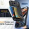 BUSCBEAR for iPhone 17 Pro Max Case Wallet with Card Holder 45Cards 1 Privacy Screen ProtectorRFID BlockingKickstandMilitary Drop Protection Full Camera Protection Wallet Case for iPhone 17 Pro Max