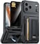 BUSCBEAR for iPhone 17 Pro Max Case Wallet with Card Holder 45Cards 1 Privacy Screen ProtectorRFID BlockingKickstandMilitary Drop Protection Full Camera Protection Wallet Case for iPhone 17 Pro Max