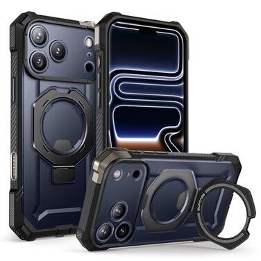 SUPCASE for iPhone 17 Pro Max Case with Kickstand Unicorn Beetle Grip Camera Control Cover Compatible with MagSafe MilitaryGrade Drop Protection Heavy Duty Magnetic Phone Case Black
