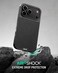 Mous for iPhone 17 Pro Max Case Compatible with MagSafe Limitless Protective Black Leather Cover for iPhone 17 Pro Max Shockproof Full Camera Protection AntiScratch Back Black