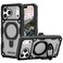 Pelican Shield iPhone 17 Pro Max Case Compatible with MagSafe Rugged Phone Case w 21ft MilitaryGrade Drop Protection Heavy Duty Phone Cover with Builtin Stand for iPhone 17 Pro Max Smoke