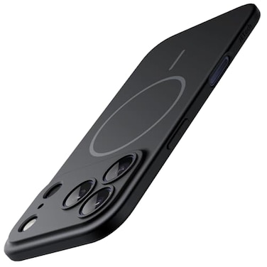 JETech Magnetic Slim Case for iPhone 17 Pro Max 69Inch Compatible with MagSafe UltraThin Lightweight Minimalist Phone Cover with Matte Finish and Full Camera Lens Protection Black