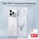 CASEKOO UltraMagnetic Stand for iPhone 17 Pro Max Case Military Drop Protection Compatible with MagSafe Shockproof Translucent Matte Slim Ring for iPhone 17 Pro Max Phone Case 69 White
