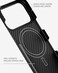 Mous for iPhone 17 Pro Case Slim Compatible with MagSafe Super Thin Magnetic Phone Cover Compatible with iPhone 17 Pro Carbon Fibre Black