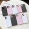 Sayoaho Compatible with iPhone 15 Case Fashion Cute Polka Dot Pattern Aesthetic Design for Women Soft TPU and Hard Back Shockproof Phone Case for iPhone 15 61 inch Black