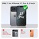 Yeddabox for iPhone 17 Pro Case Cute Striped Phone Case Soft TPU Slim Shockproof Phone Cover for Women Girls Blue and White