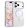 BENTOBEN Magnetic for iPhone 17 Pro Max Case Clear Crystal Glitter Bling 17 Pro Max Phone Case Compatible with MagSafe Shockproof Sparkly Cute Women Girl Cover for iPhone 17 Pro Max Clear Glitter