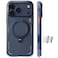 TORRAS Ostand Q3 Air for iPhone 17 Pro Case 63 with Stronger Magnetic Stand Fit for Magsafe Airbags Miltary Protection Camera Control for iPhone 17 Pro Case Shockproof Stylish Midnight Blue