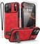 WTCASE Magnetic for iPhone 17 Pro Max Leather CaseBuiltin Invisible Stand Compatible with Magsafe Protective Slim Kickstand Phone Cover for iPhone 17 Pro MaxRed