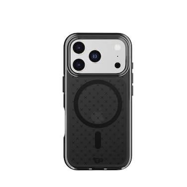 Tech21 EvoCheck Case for iPhone 17 Pro SmokeyBlack Slim Protective Case Impact Protection MagSafe Compatible