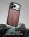 Mous for iPhone 17 Pro Max Case Compatible with MagSafe Limitless Protective Walnut Cover for iPhone 17 Pro Max Shockproof Full Camera Protection AntiScratch Back Brown