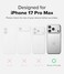 Ringke Onyx for iPhone 17 Pro Max Case Compatible with MagSafe Oil Dirt Resistant Individual Lens Covers for Cameras NonSlip Enhanced Grip Lightweight Cover Magnetic Black