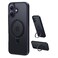 CASEKOO UltraMagnetic Stand for iPhone 17 Case Military Drop Protection Compatible with MagSafe Shockproof Translucent Slim Matte for iPhone 17 Phone Case with Ring Holder 63 Inch Black